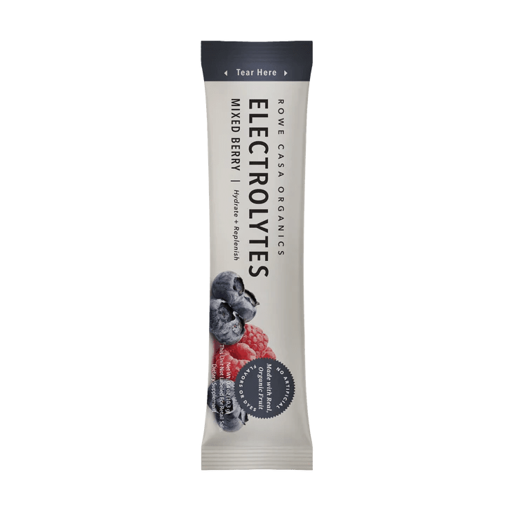 Rowe Casa Mixed Berry Electrolytes - 25 Serving Stick Pack - Wholistic Nutrition - Minerals & Hydration - Rowe Casa