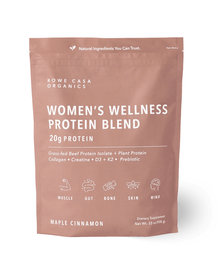 Rowe Casa Women’s Wellness Protein Blend - Maple Cinnamon | 33 Oz - Wholistic Nutrition-Protein Powder & Collagen-Rowe Casa