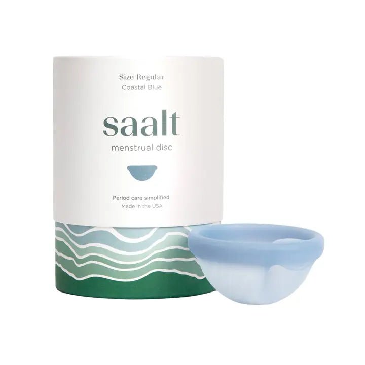 Saalt Menstral Disc - Coastal Blue (Regular) - Wholistic Nutrition - Hair, Skin & Body Care - Saalt
