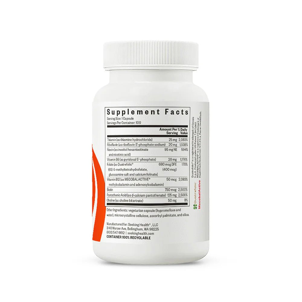 Seeking Health B Complex Plus - Wholistic Nutrition - Wellness Supplements - Seeking Health