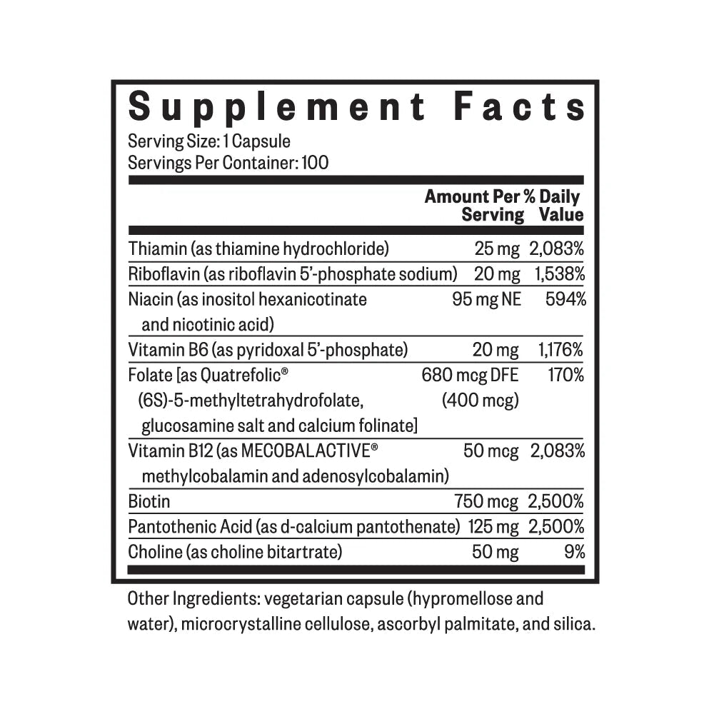 Seeking Health B Complex Plus - Wholistic Nutrition - Wellness Supplements - Seeking Health