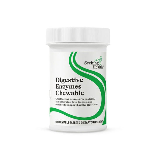 Seeking Health Digestive Enzymes - Chewable - Wholistic Nutrition - Wellness Supplements - Seeking Health