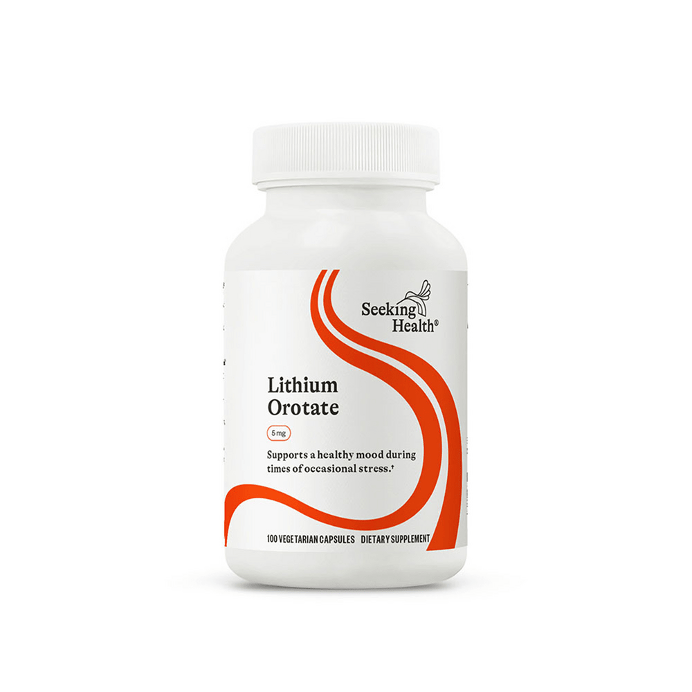 Seeking Health Lithium Orotate 5 mg - 100 caps - Wholistic Nutrition - Default - Seeking Health