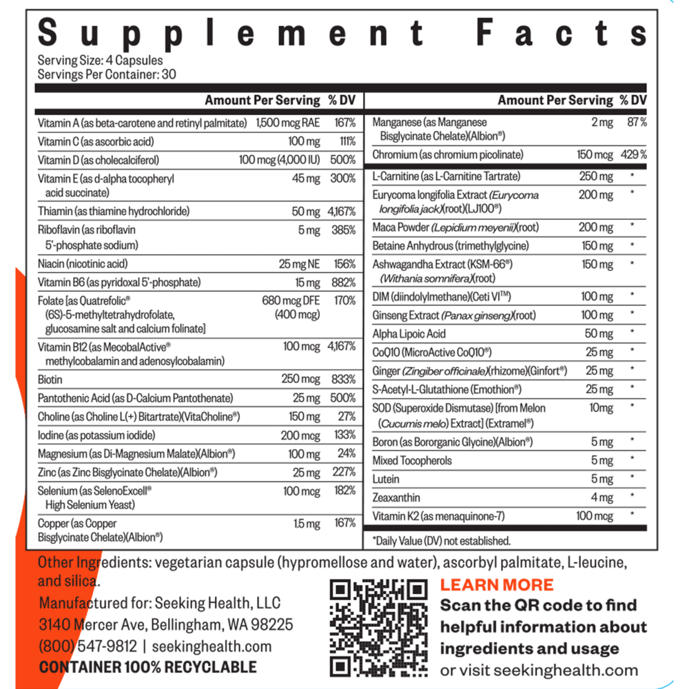 Seeking Health Optimal Man - Wholistic Nutrition - Default - Seeking Health