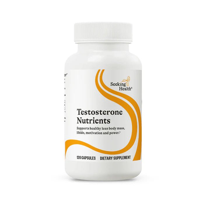 Seeking Health Testosterone Nutrients - 120 caps - Wholistic Nutrition - Wellness Supplements - Seeking Health