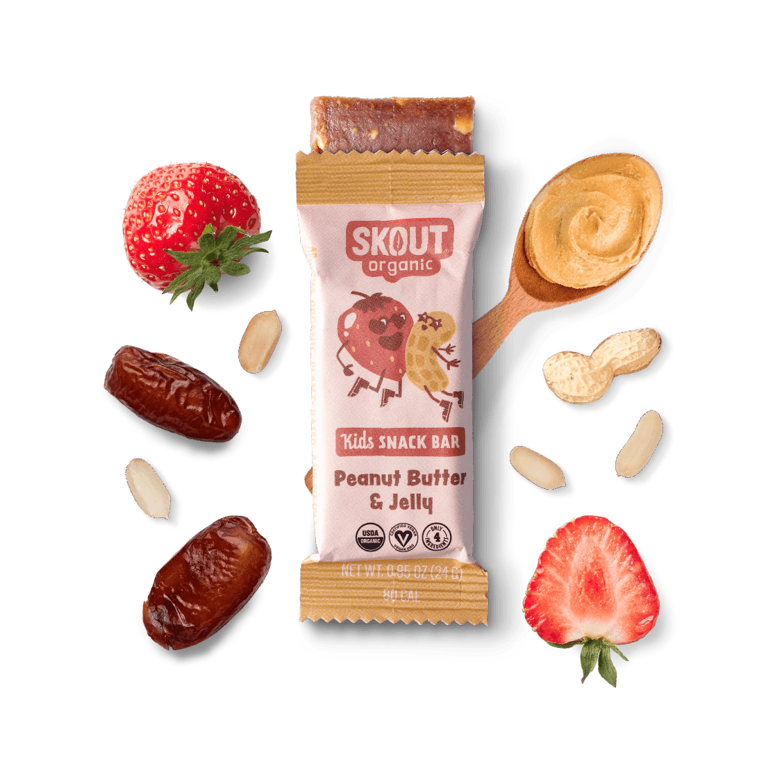 Skout Organic Kids Snack Bar - Individual - Wholistic Nutrition - Snacks - Skout
