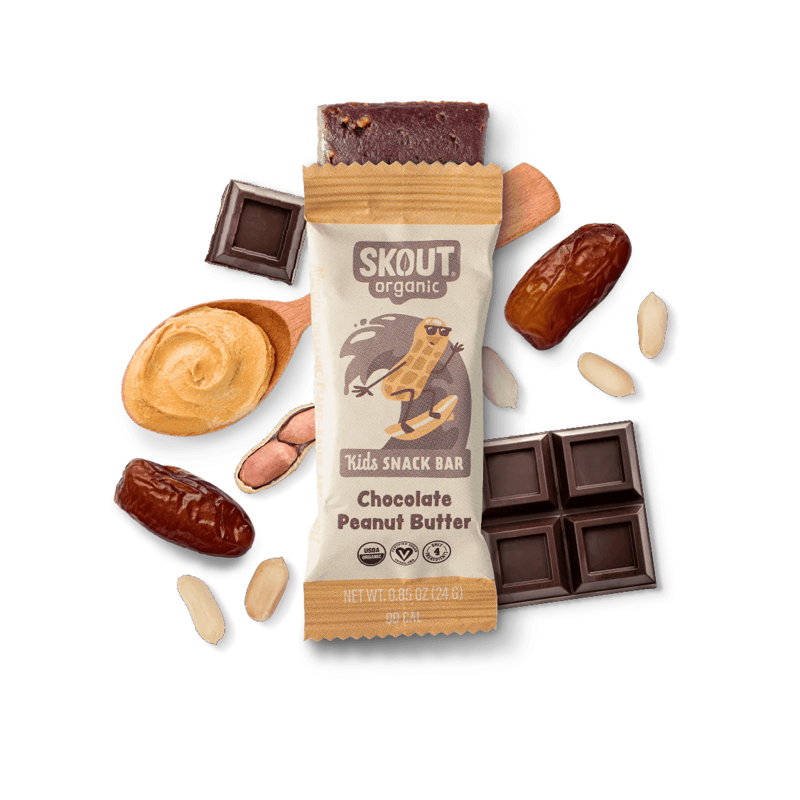 Skout Organic Kids Snack Bar - Individual - Wholistic Nutrition - Snacks - Skout