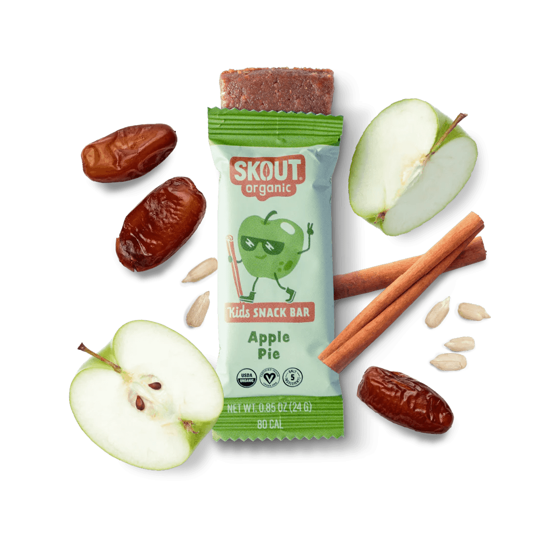 Skout Organic Kids Snack Bars 6 - pack - Wholistic Nutrition - Snacks - Skout
