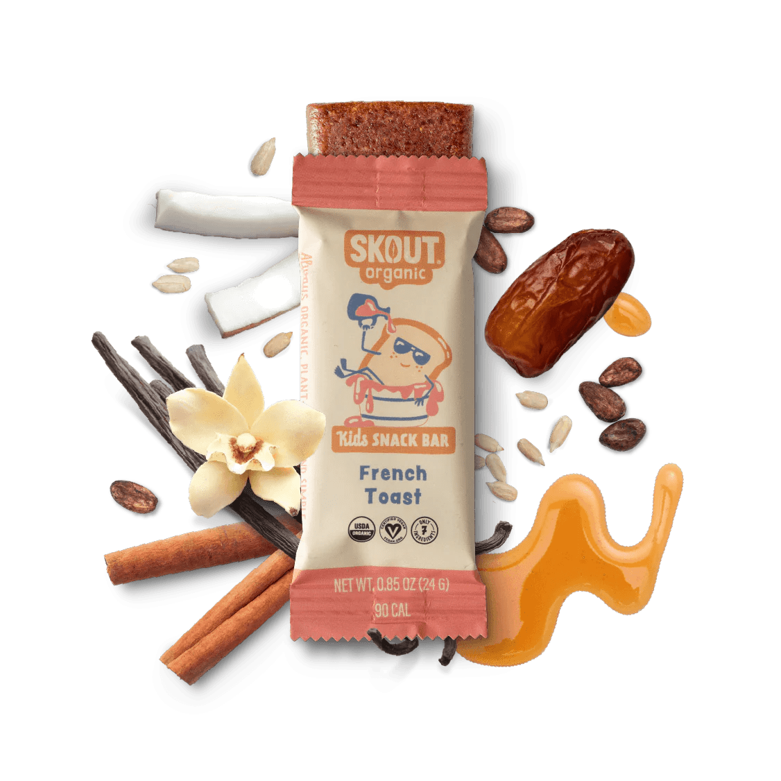 Skout Organic Kids Snack Bars 6 - pack - Wholistic Nutrition - Snacks - Skout