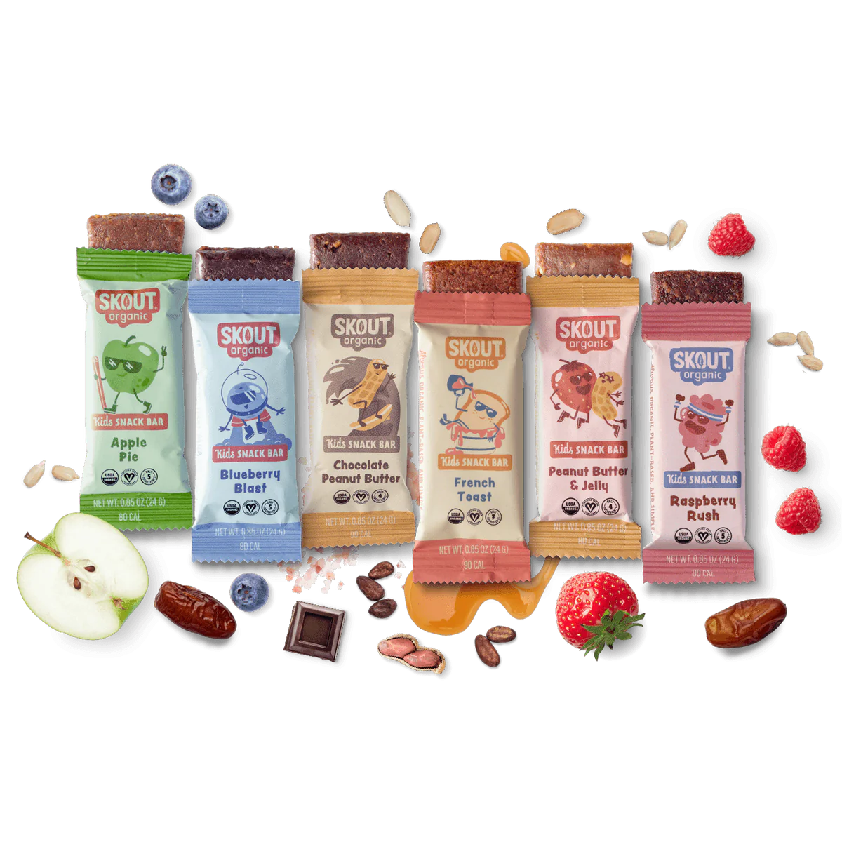 Skout Organic Kids Snack Bars 6 - pack - Wholistic Nutrition - Snacks - Skout