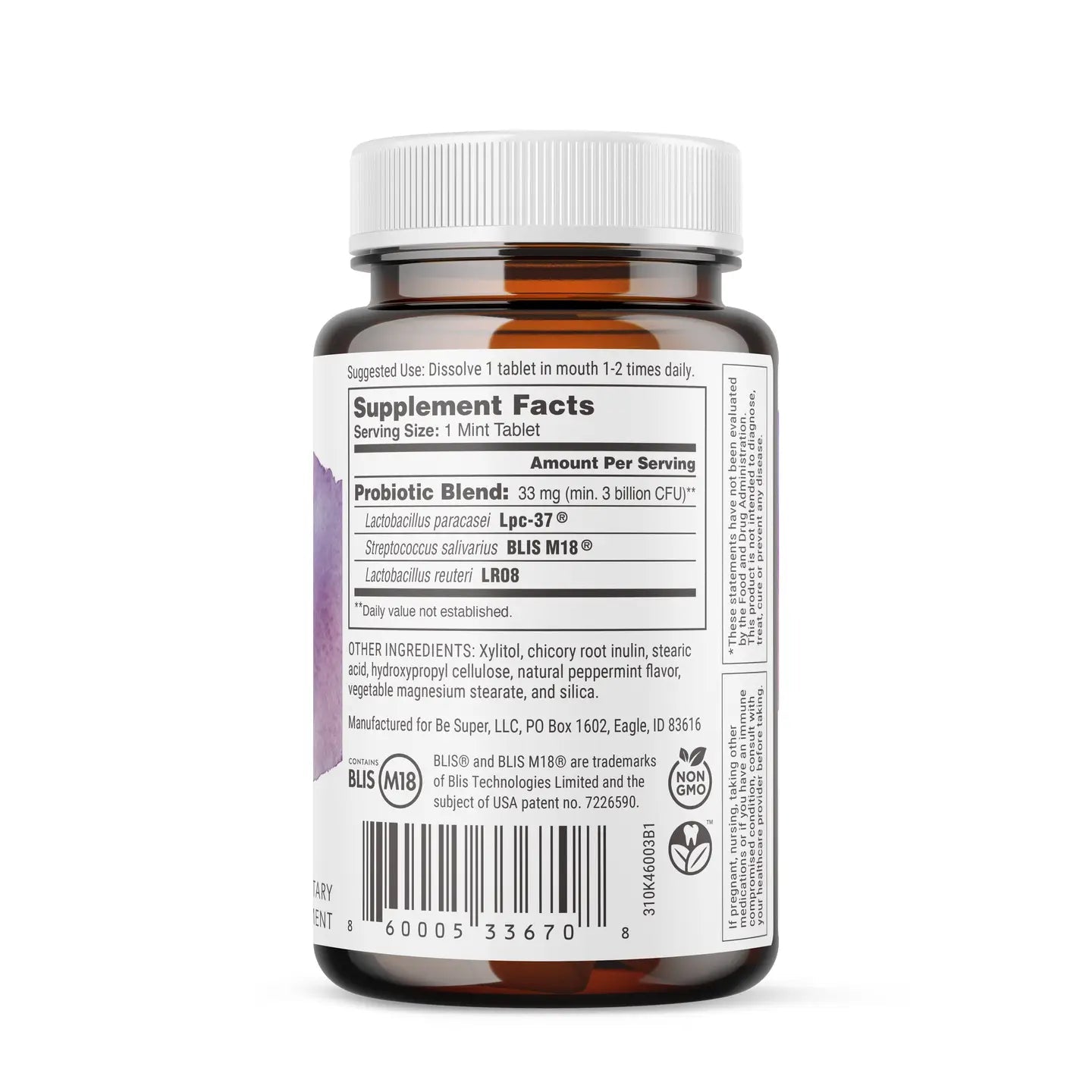 Super Teeth Dental Probiotic 30 Count - Wholistic Nutrition - Wholistic Medicine Cabinet - Super Teeth
