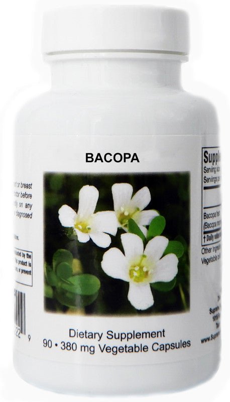 Supreme Nutrition Bacopa - 90 caps - Wholistic Nutrition - Wellness Supplements - Supreme Nutrition