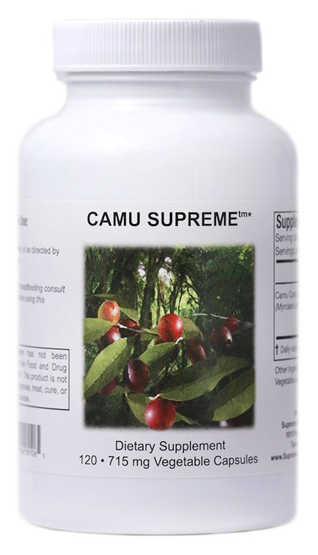 Supreme Nutrition Camu Supreme Capsules - Wholistic Nutrition - Wellness Supplements - Supreme Nutrition