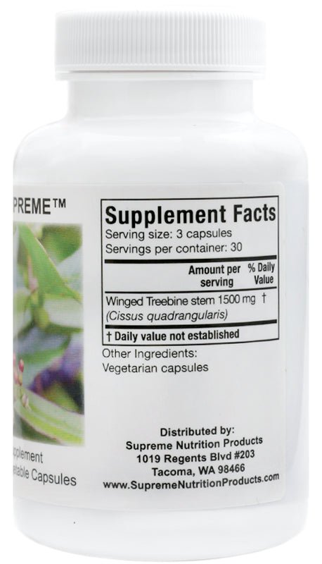 Supreme Nutrition Cissus Supreme - 90 caps - Wholistic Nutrition - Wellness Supplements - Supreme Nutrition