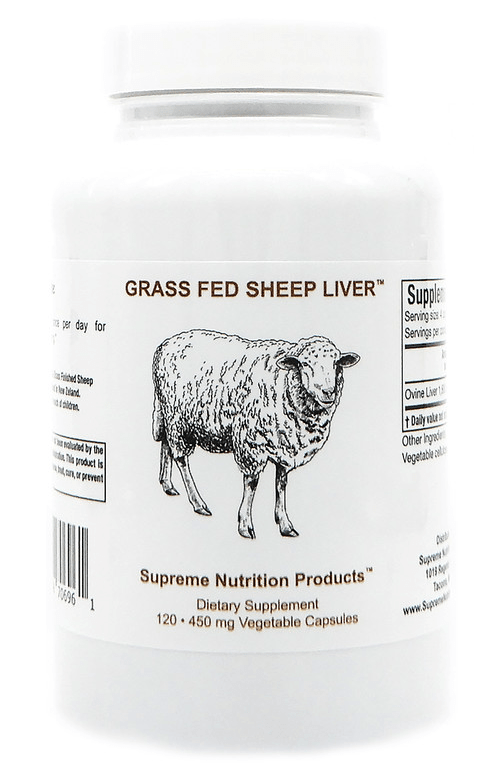 Supreme Nutrition Grass Fed Sheep Liver - Wholistic Nutrition - Supreme Nutrition