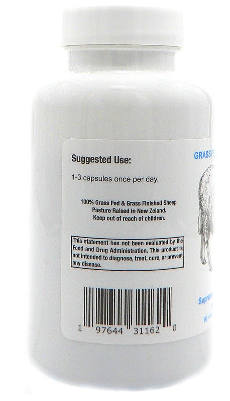 Supreme Nutrition Grass Fed Sheep Testicle - 90 caps - Wholistic Nutrition - Wellness Supplements - Supreme Nutrition