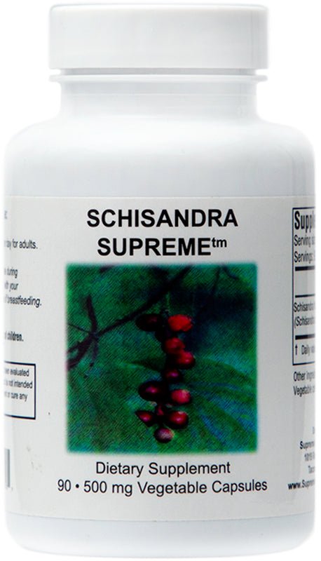 Supreme Nutrition Schisandra Supreme - 90 caps - Wholistic Nutrition - Wellness Supplements - Supreme Nutrition
