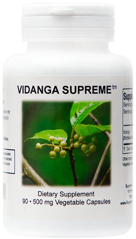 Supreme Nutrition Vidanga Supreme - 90 caps - Wholistic Nutrition - Wellness Supplements - Supreme Nutrition