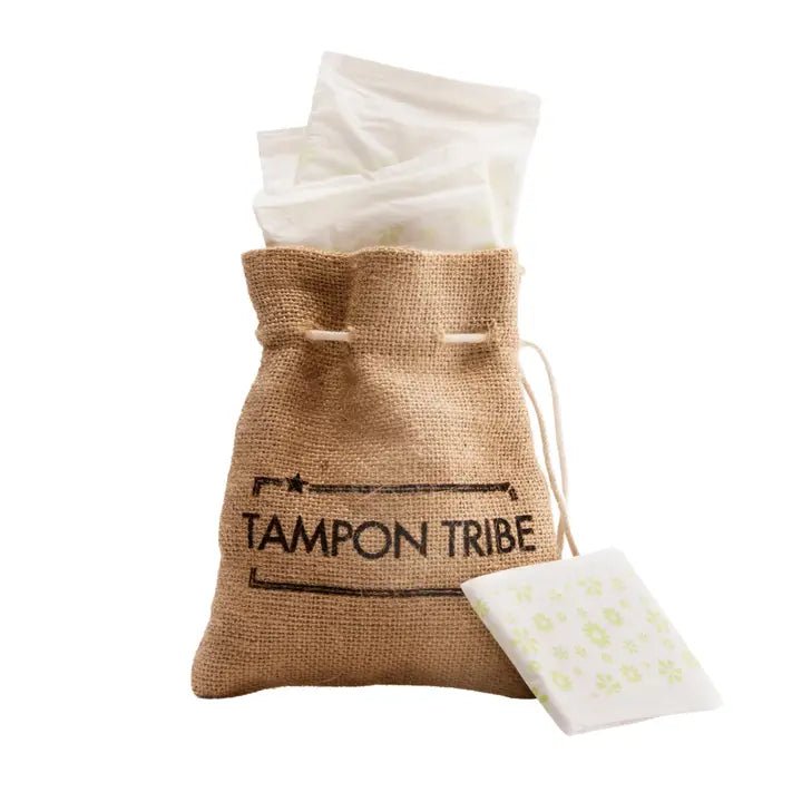 Tampon Tribe Organic Cotton Pads - 10 Ultrathin w/ Wings - Wholistic Nutrition - Hair, Skin & Body Care - Tampon Tribe