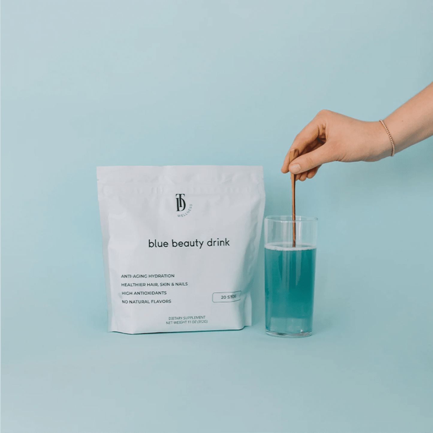 Taylor Dukes Wellness Blue Beauty Drink - Wholistic Nutrition - Beverage - Taylor Dukes Wellness