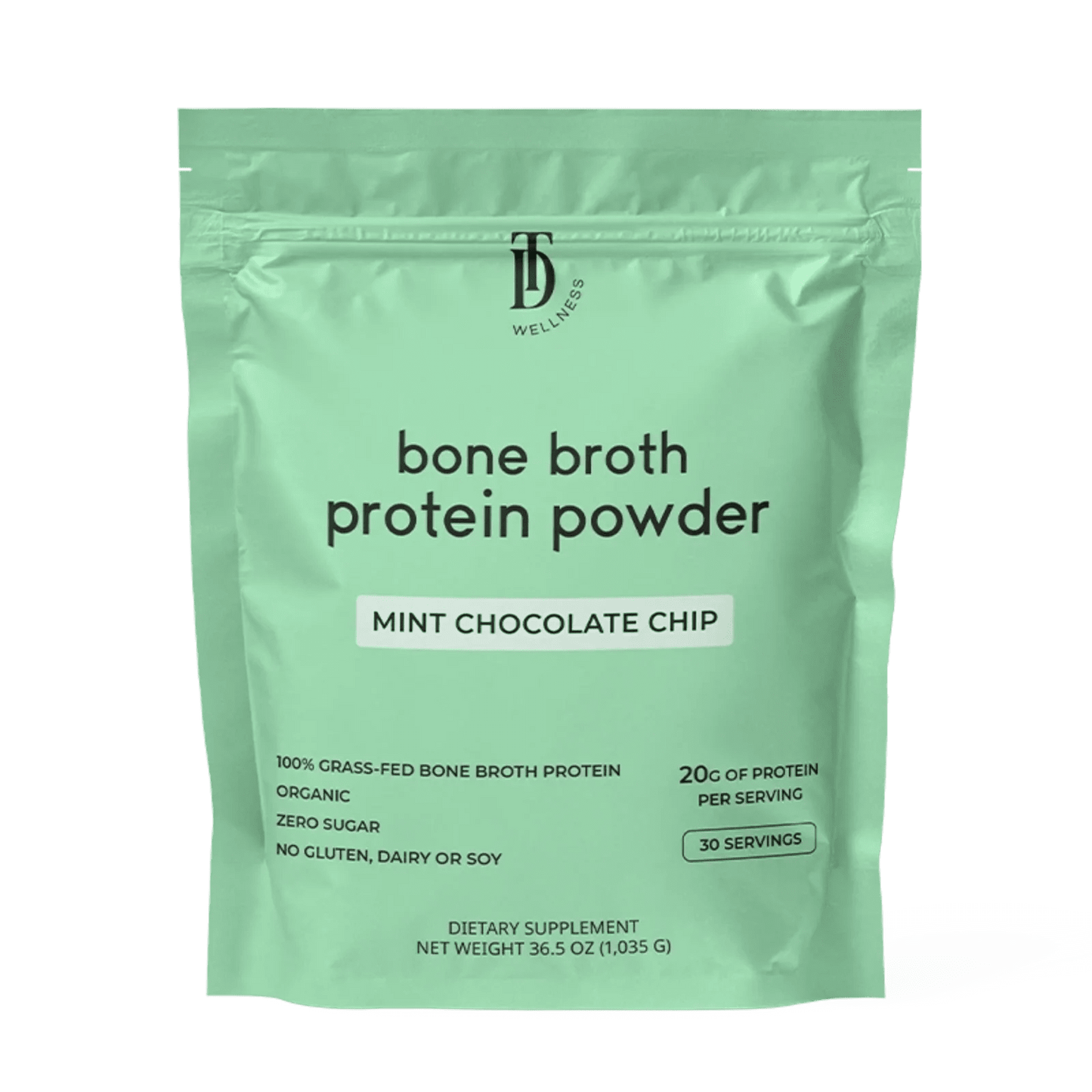 Taylor Dukes Wellness Bone Broth Protein - 30 serving bag - Wholistic Nutrition - Protein Powder & Collagen - Taylor Dukes Wellness
