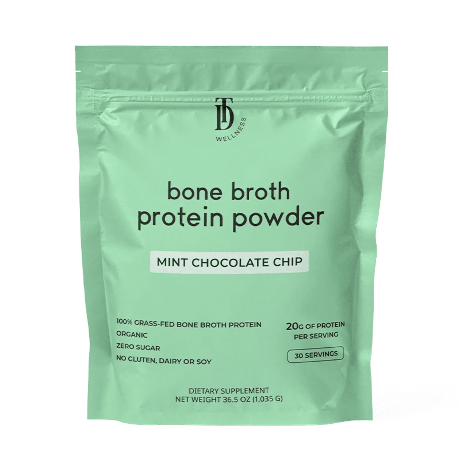 Taylor Dukes Wellness Bone Broth Protein - 30 serving bag - Wholistic Nutrition - Protein Powder & Collagen - Taylor Dukes Wellness