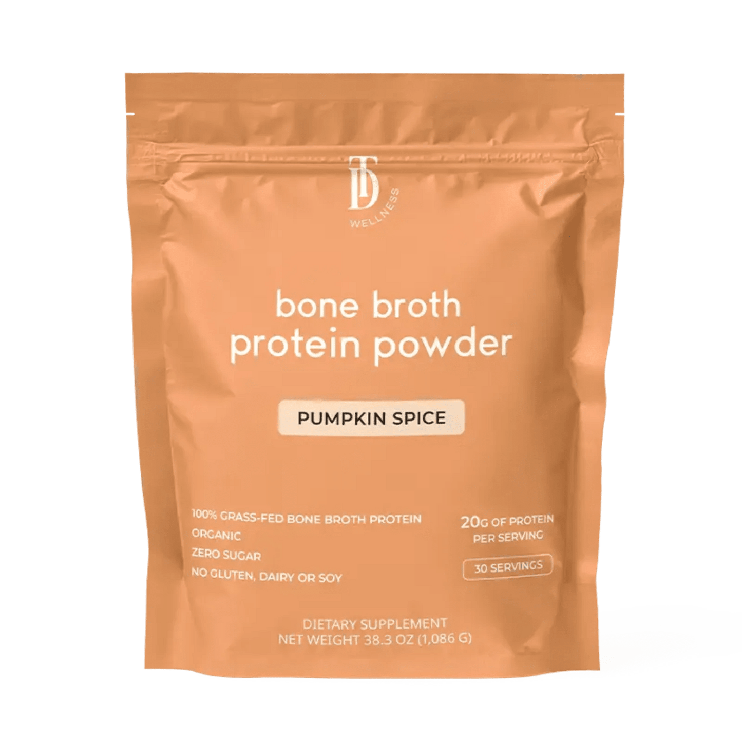 Taylor Dukes Wellness Bone Broth Protein - 30 serving bag - Wholistic Nutrition - Protein Powder & Collagen - Taylor Dukes Wellness