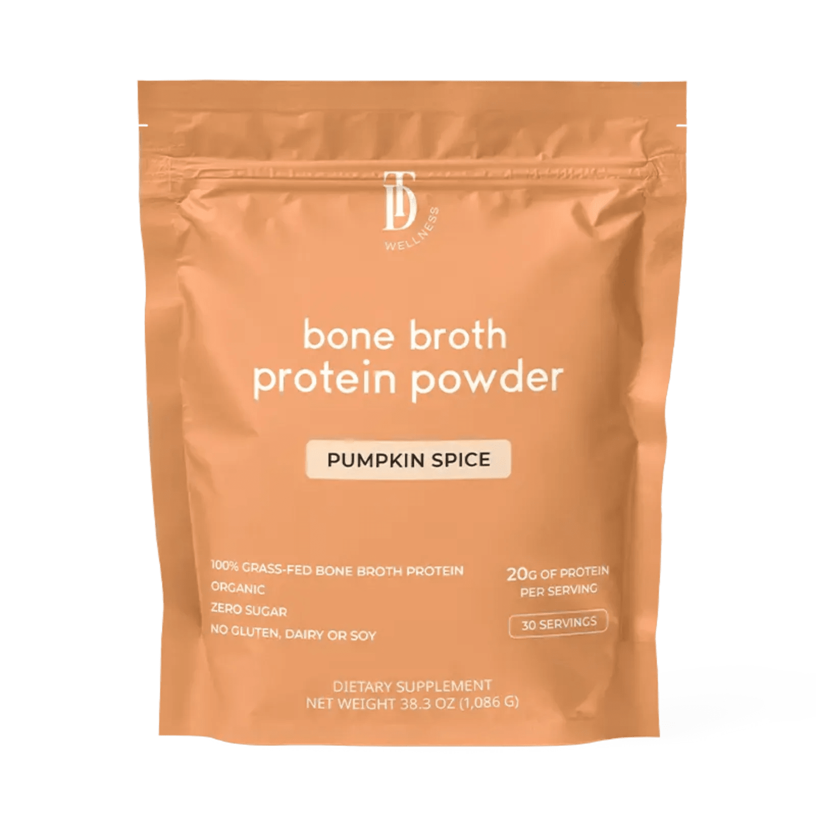 Taylor Dukes Wellness Bone Broth Protein - 30 serving bag - Wholistic Nutrition - Protein Powder & Collagen - Taylor Dukes Wellness
