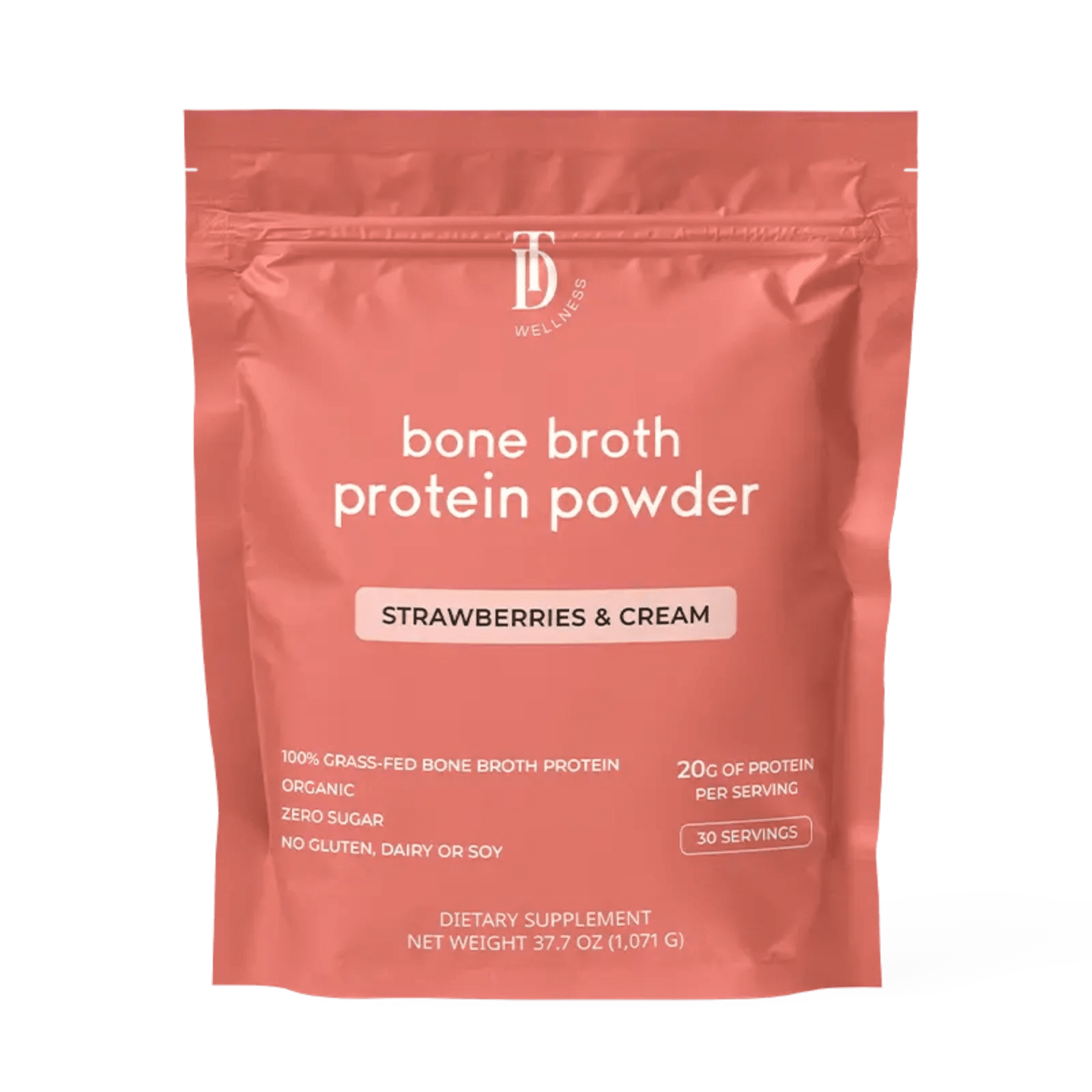 Taylor Dukes Wellness Bone Broth Protein - 30 serving bag - Wholistic Nutrition - Protein Powder & Collagen - Taylor Dukes Wellness