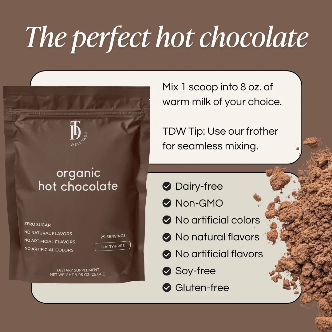 Taylor Dukes Wellness Organic Hot Chocolate - Wholistic Nutrition - Beverage - Taylor Dukes Wellness