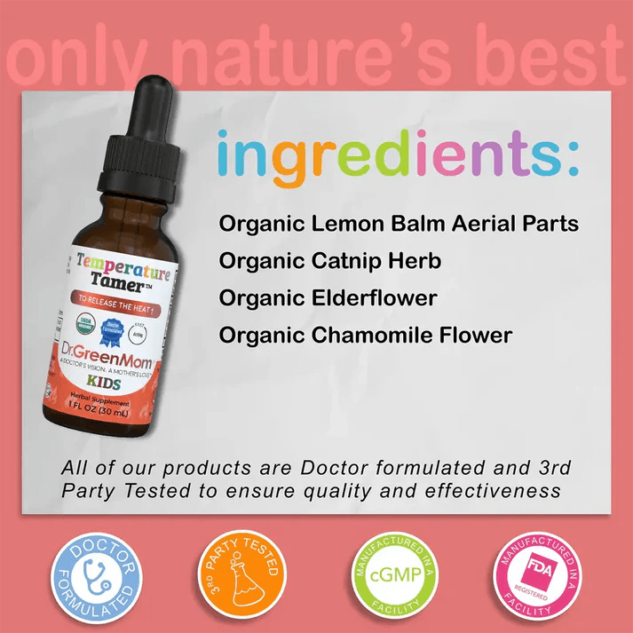 Temperature Tamer™ Kids - Wholistic Nutrition - Wholistic Medicine Cabinet - Dr. Green Life/Mom