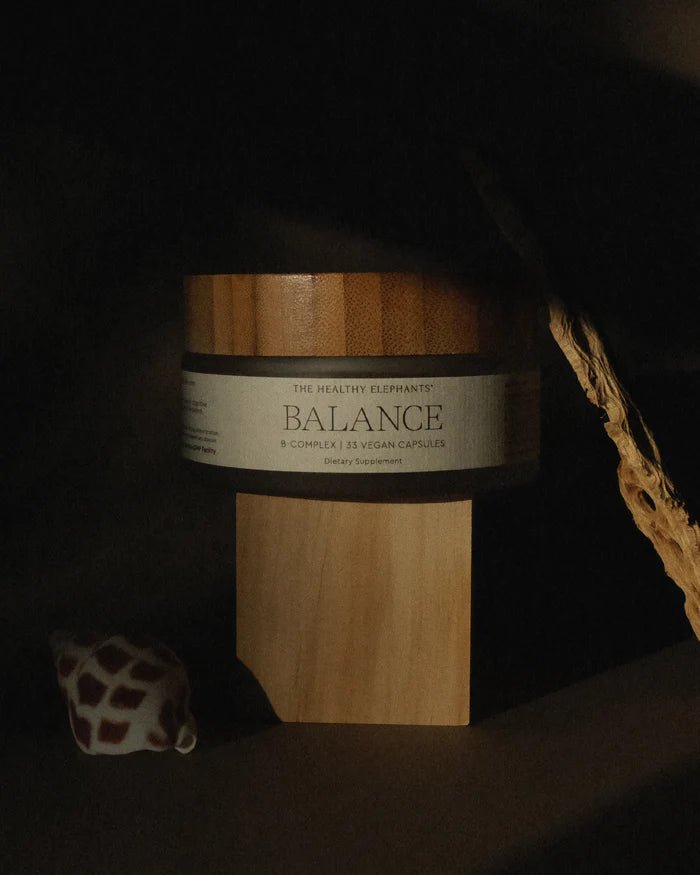 The Healthy Elephants Balance B - Complex - Wholistic Nutrition - Wellness Supplements - The Healthy Elephants