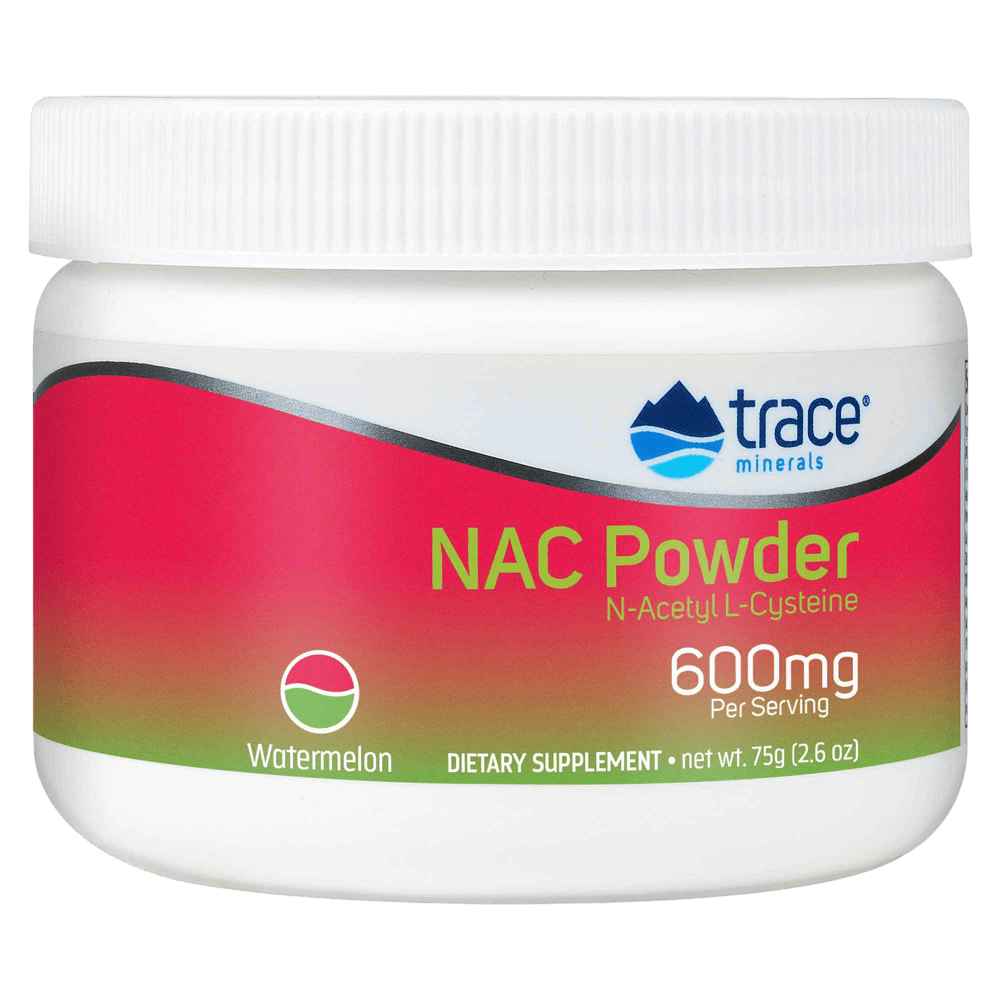 Trace Minerals NAC Powder 75 Grams, Watermelon - Wholistic Nutrition - Default - Trace Minerals