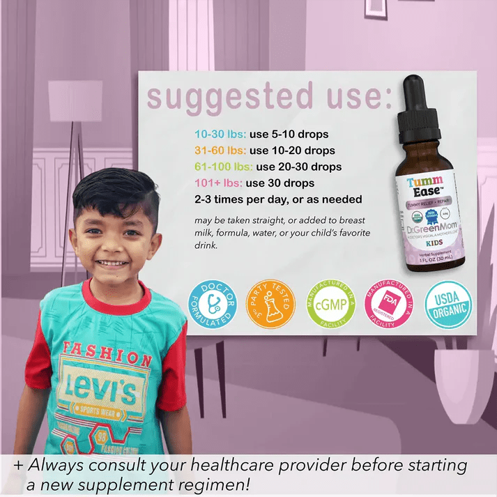 TummEase™ Kids - Wholistic Nutrition - Wholistic Medicine Cabinet - Dr. Green Life/Mom