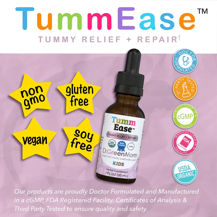 TummEase™ Kids - Wholistic Nutrition - Wholistic Medicine Cabinet - Dr. Green Life/Mom