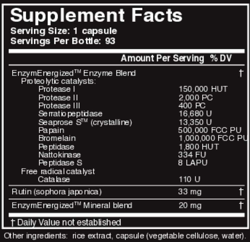 U.S. Enzymes Theraxym - Wholistic Nutrition - Default - wholistic nutrition