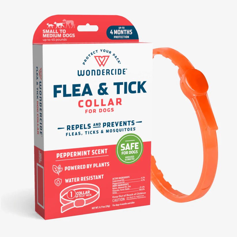 Wondercide Flea & Tick Collar for Dogs with Natural Essential Oils - Peppermint - Wholistic Nutrition - Wholistic Pet Care - Wondercide