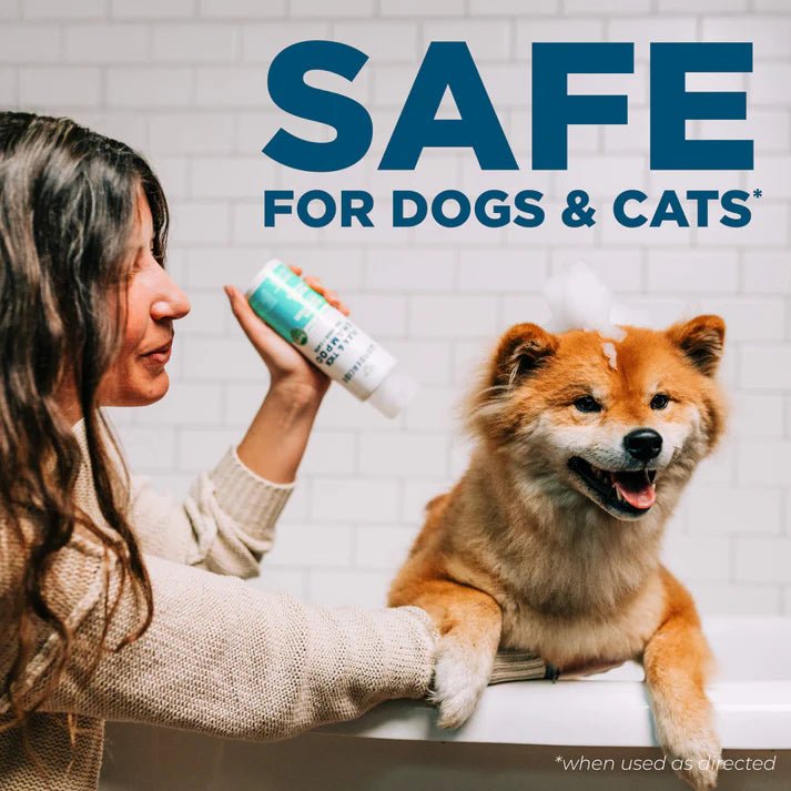 Wondercide Flea & Tick Shampoo for Cats & Dogs 12 oz. - Peppermint - Wholistic Nutrition - Wholistic Pet Care - Wondercide