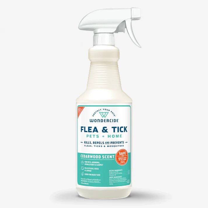 Wondercide Flea & Tick Spray for Pets + Home with Natural Essential Oils - 16 oz. - Wholistic Nutrition - Wholistic Pet Care - Wondercide