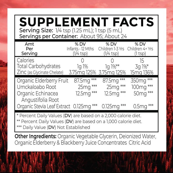 Zinc Defense Immune Liquid Zinc - Wholistic Nutrition - Wholistic Medicine Cabinet - Dr. Green Life/Mom